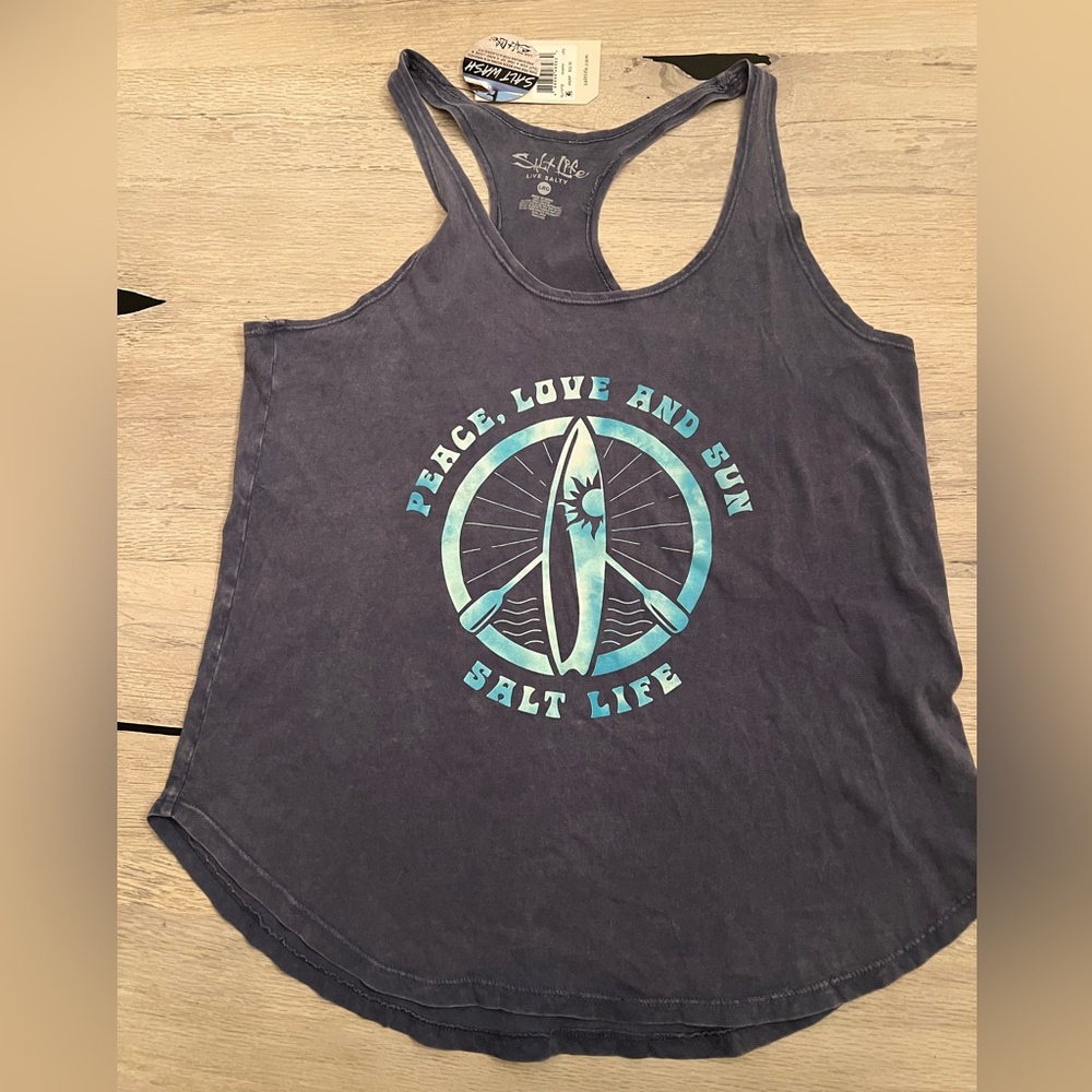 Pair Of Salt Life Women's Tank Top Size L NEW With Tags - Picture 7 of 9